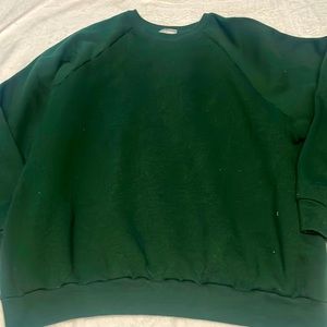 Fruit of the loom size xl emerald green sweater